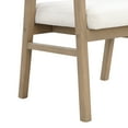thumbnail image 4 of Christopher Knight Home Mid-Century Upholstered Dining Chairs, Solid Wood, Cane Backs, Light Ash, Set of 2, 4 of 7