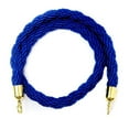 thumbnail image 3 of ziyahi Rope Barriers - Heavy Duty Crowd Control Stanchions Red Black Yellow Blue 1.5m Blue, 3 of 7