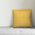 thumbnail image 2 of Creative Products Fishnet in Yellow 16x16 Spun Poly Pillow, 2 of 2