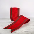 thumbnail image 5 of HGTV Home Collection Dupion Double Side Piping Ribbon , Red Green, 3 in, 5 of 6