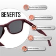 thumbnail image 2 of Paquete de 10 Anteojos de Sol Estilo Retro 80's Got Shades 100% UV Unisex, 2 of 6