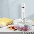 thumbnail image 1 of High Power Portable Vacuum Sealer With Extended Battery Life up to 40% off Kitchen Appliances Freezing Bags for Meat Mylar Sealer Heat Food Vacuum Sealer Bags Prep Sealer 5 Piece Food Vacuum Container, 1 of 3