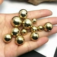 thumbnail image 3 of U8MO Round 4mm~18mm Solid Brass Metal Light Gold Loose Beads lot for Jewelry Making-5mm 50pcs, 3 of 6