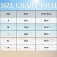 thumbnail image 6 of TOWED22 Women Swimsuit Bikini Top Twist Front Bikini Top V Neck Push Up Padded Swimsuit Top Bathing Suits Only Watermelon Red,XL, 6 of 9