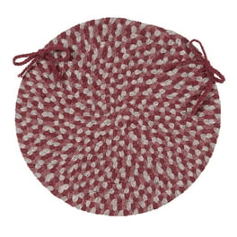 Colonial Mills 15 Green Brown and Gray Handmade Braided Chair Pad Walmart