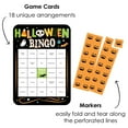 thumbnail image 5 of Big Dot of Happiness Jack-O'-Lantern Halloween - Bingo Cards and Markers - Kids Halloween Party Bingo Game - Set of 18, 5 of 6