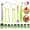 B, variant on 17 Pack Melon Baller Scoop Set - 4 in 1 Stainless Steel Fruit Tool Set Fruit Scooper Seed Remover with Fruit Vegetable Shapes Set Fruit Peeler for Fruit Slicer Dig Pulp Separator (A)