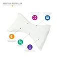 thumbnail image 3 of DMI Neck Pillow for Cervical, Neck and Shoulder Support to Relieve Pain and Headaches with Removable Cover, Medium Support, White, 3 of 8