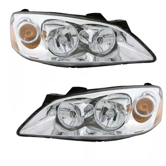 For 05-10 Pontiac G6 Headlight Headlamp Head Light Lamp Left & Right Set PAIR