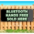 thumbnail image 1 of Bluetooth Hands Free Sold Here 13 oz Vinyl Banner With Metal Grommets, 1 of 4