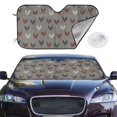 thumbnail image 2 of Balery Rooster Print Car Windshield Sun Shade,Windshield Sunshade for Car Pickup Truck SUV Accessories-, 2 of 7