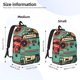 thumbnail image 2 of Balery Retro Pop Art Collage Mochila Clásica Impresa Básica para Viaje, Mochila Escolar Resistente al Agua, Mochila de Lona con Correas Ajustables-Medium, 2 of 5