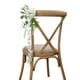 thumbnail image 1 of 17048 Silla de boda al aire libre respaldo flor simulación silla rosa decoración flor atada ANGGREK Otros, 1 of 8