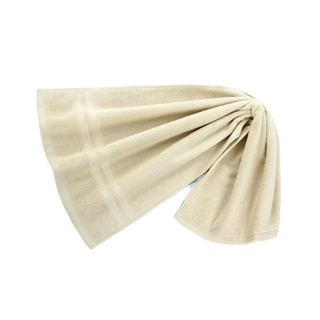 pitrice Cotton Sports Towel Solid Color Rectangular Replacement Water Absorbent Running Bodybuilding Towel Washcloth Accessories Brown