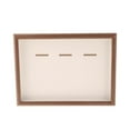 thumbnail image 3 of jifeng Medal Display Shadow Box Frame Collectible Wood for Insignia Pins Gymnastics Walnut Color A4, 3 of 9