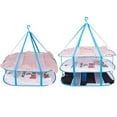 thumbnail image 4 of Monyance hanging dryer rack Foldable Hanging Clothes Organizer(31.1X24.41X0.2Inches), 4 of 11