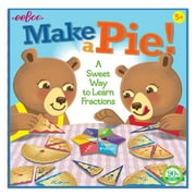 eeBoo: Make a Pie YPF5Game, A Sweet Way to Learn Fractions, Develops Math and Quantitative Skills Through Play, Screen-Free Fun, for Ages 5 and up