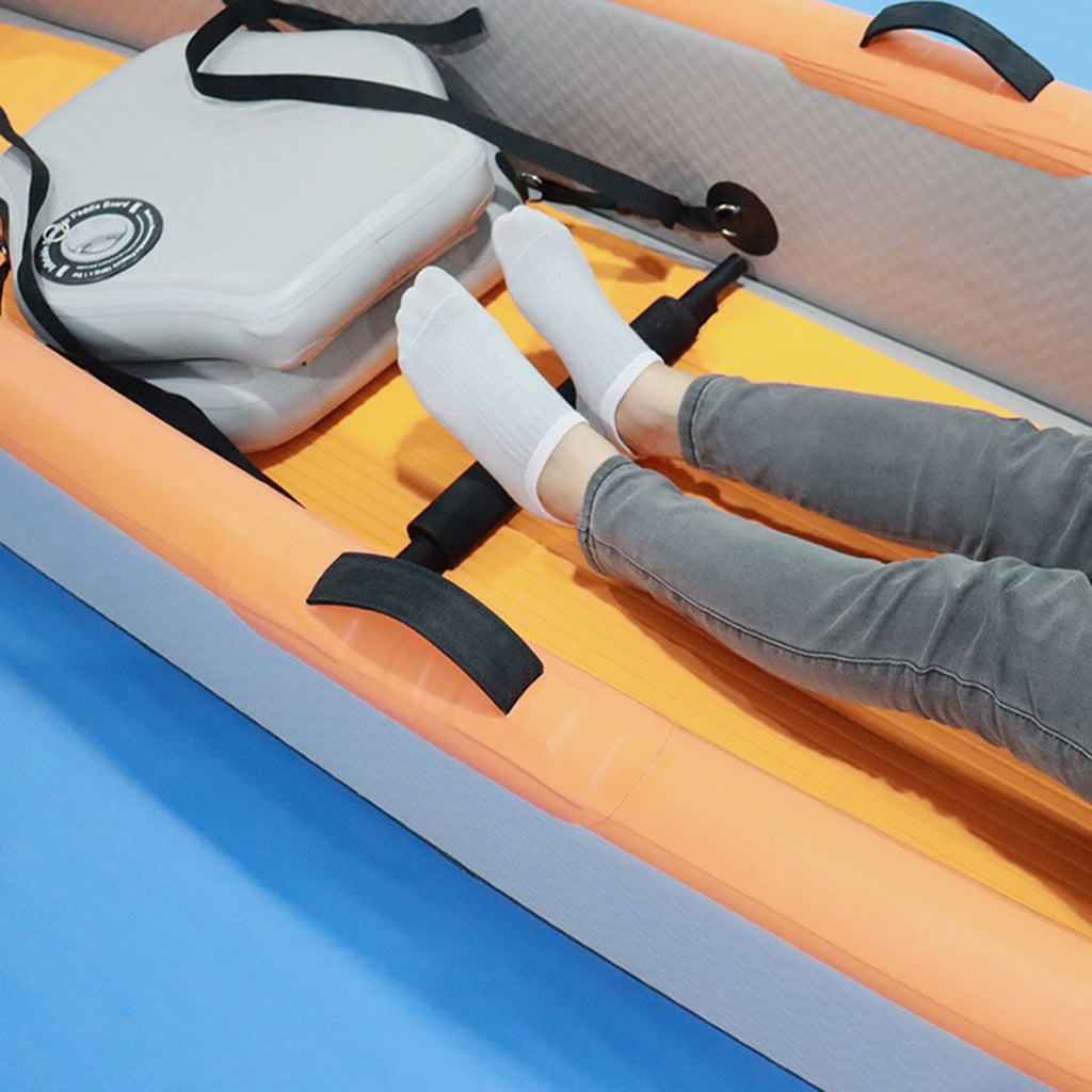 WINDLAND Inflatable Kayaks Seat with Back Support Adjustable Strap Canoes Backrest Seat Universals Paddle Board Seat Enduring
