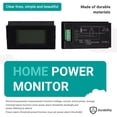 thumbnail image 4 of AC 80-260V 100A PZEM-061 LCD Display Digital Current Voltage Power Ammeter Voltmeter with Current Transformer CT, 4 of 9