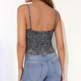thumbnail image 5 of IMENGL Women's Slim-Fit Camisole Casual 2 In 1 Ice Adjustable Spaghetti Strap In Bra Cropped Leopard Star Print Neck Crop Summer Daily We Sleeveless Soft Tank Top for Womens,M-XL, 5 of 7