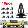 thumbnail image 4 of 10pcs Cord Clips Plastic Black OEM REF 10116060 For MG ZS MG3 Rear Boot Load Cover Parcel Shelf String Cord Clips Retainer, 4 of 5