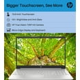 thumbnail image 3 of HP Touchscreen Laptop, 15.6" HD Touch, Intel Core i3-1215U, 16GB RAM, 512GB SSD, Intel UHD Graphics, Wi-Fi, Bluetooth, Long Battery Life, Windows 11 Home, 3 of 7
