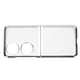 thumbnail image 1 of Funda protectora plegable para teléfono móvil, cubierta de PC galvanizada para Huawei P50 Pocket, color plateado, 1 of 14