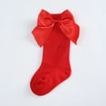 thumbnail image 5 of Baby Girls Knee High Socks Toddler Big Bow Breathable Dress Socks Little Girls Cotton Tube Stockings for Newborn Infant 0-3 Years (1/4/6/10 Pairs), 5 of 6
