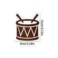 thumbnail image 3 of LED Christmas Wall Decor Light, 7Pcs Wooden Drum LED Wall Decor Christmas Lighted Wall Art for Holiday Home Decor, 3 of 6