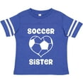 thumbnail image 3 of Inktastic Heart Soccer Sister Girls Toddler T-Shirt, 3 of 5