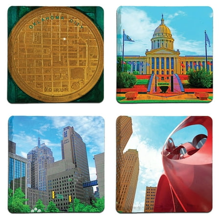 

Second Story Collection Oklahoma City Stone Coaster 4 Pack