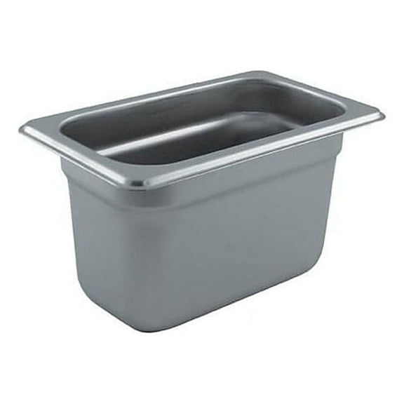 Winco SPJP-904, 4-Inch Deep One-Ninth Size Anti-Jamming Steam Table Pan, NSF