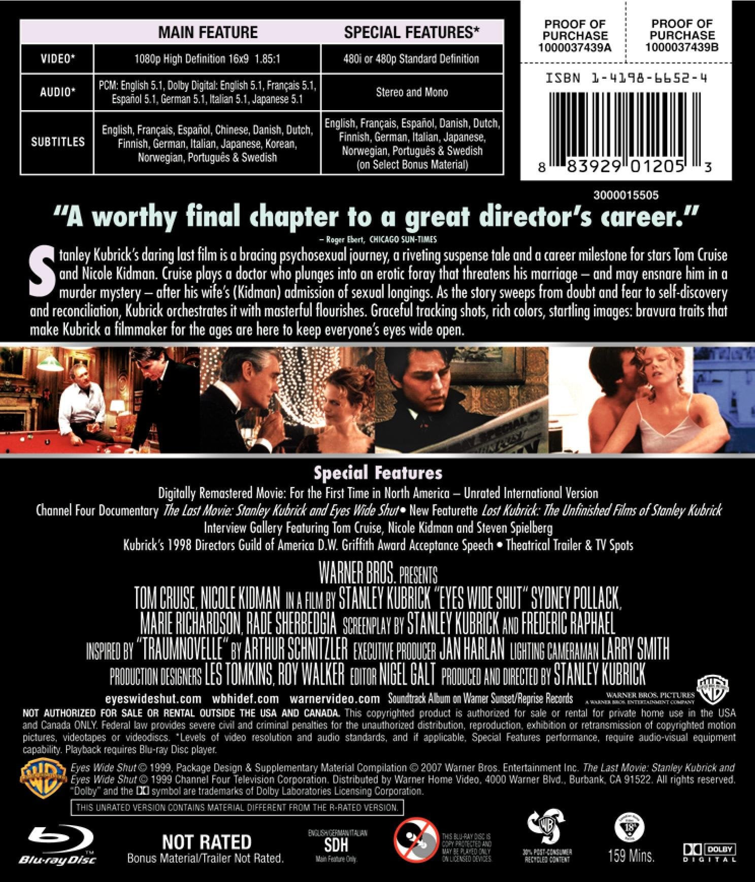 Eyes Wide Shut [Blu-ray] - Walmart.com