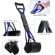 thumbnail image 4 of Pala para excrementos de mascotas, pala para excrementos, 61 cm de largo, mango dentado resistente, recogedor de residuos de perro, clip para uso en exteriores e interiores para perros y gatos, 4 of 5