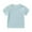 Light Blue, variant on Lopecy-Sta Toddler Kids Tshirt Solid Color Short Sleeve Crewneck Loose Fit Infant Baby Tops with Front Pocket 0-12 Months