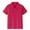 Hot Pink, variant on Kiijoy Girls School Uniform Short Sleeve Polo Shirt Solid Casual T-Shirt, Sizes 7-8