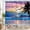 Beige, variant on Ocean Sunrise Hawaiian Palm Bible Verse Shower Curtain, Waterproof
