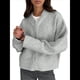 thumbnail image 1 of Suéter Tipo Cárdigan de Punto Grueso con Cremallera para Mujer, Abrigo de Otoño con Mangas Largas y Abertura Frontal de Punto Acanalado Gris L, 1 of 8