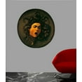 thumbnail image 2 of Wallhogs Caravaggio Head of Medusa Cutout Wall Decal, 2 of 2