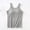 Gray, variant on USSUMA Womens Tank Tops Womens Summer Tops Women's Straight Neck Suspender Solid Color Breast Pad Camisole Top Underneath Women Sales Womens Tops Women's Tank Tops Solidcolor
