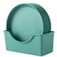 thumbnail image 1 of Platos de plástico reutilizables para uso diario, vajilla ligera, duradera e irrompible, ideal para aperitivos y meriendas, color verde (juego de 8), 1 of 8