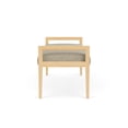 thumbnail image 2 of Pemberly Row Waiting Reception 2 Seat Bench Wood Frame in Brown, 2 of 5