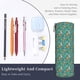 thumbnail image 3 of Disketp Jungle Animals Estuche Organizador de Lápices de Cuero, Estuche de Oficina con Cremallera para Bolígrafo y Lápiz, 3 of 6