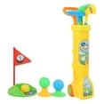 thumbnail image 2 of Juego de palos de golf para niños perfecl Juguete educativo interactivo amarillo, 2 of 8