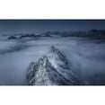 thumbnail image 2 of Cui, Yuan 14x10 Black Modern Framed Museum Art Print Titled - Sea of Clouds on the Jian Kou Great Wall, 2 of 4