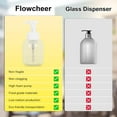 thumbnail image 5 of Flowcheer Foaming Hand Soap Dispenser - Round Empty Foam Pump Bottle - PET plastic, BPA free - Set of 2, 5 of 7