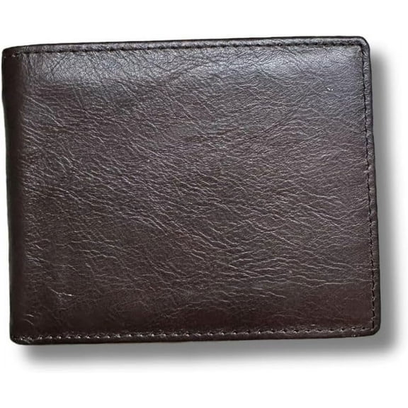 Mens Wallet Brown Leather Soft Leather Minimalist High end Bi Fold Mens Wallets Leather Gift For Him Ultra Strong Stitching