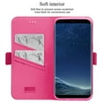 thumbnail image 3 of Galaxy s8 Plus Case, Mignova Galaxy S8 Plus Wallet Case Genuine Premium Leather Case Card Slots & Magnetic Closure case cover for Samsung Galaxy S8 Plus 2017 release (Pink), 3 of 6