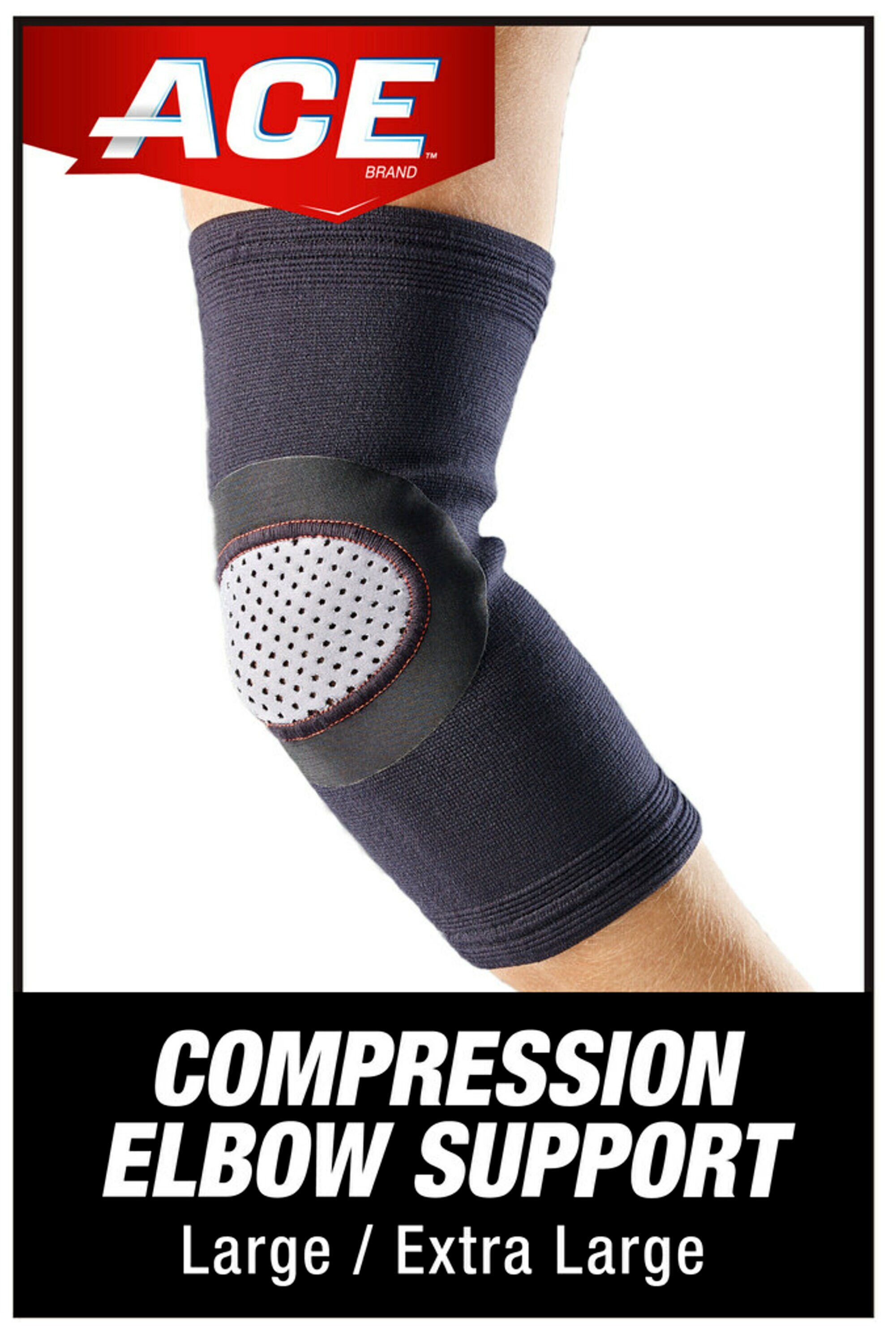 ACE Brand Compression Elbow Support, Large/XLarge