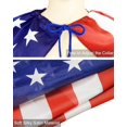 thumbnail image 2 of Disfraz de Cape BleSky con la bandera estadounidense para adulto del 4 de julio, 2 of 9